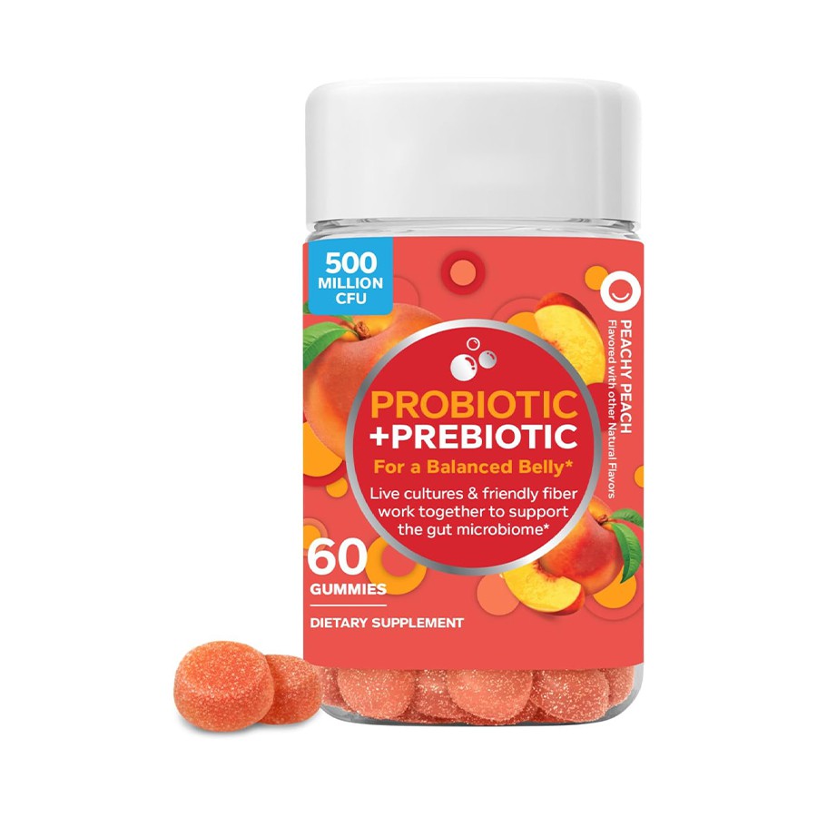 Peachy Peach probiotični prebiotični gumiji