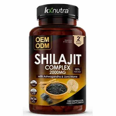 Shilajit Complex Ashwagandha & kapsule Lions Mane