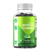 Brez sladkorja Moringa Gummies: Nature's Hranils Boost čisto, močno okusno