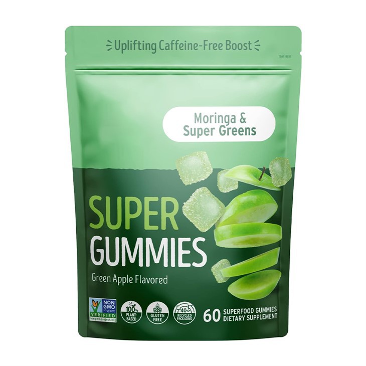 Supergummies hranilo - Pakirana rastlina - Gummies za vsakodnevno vitalnost